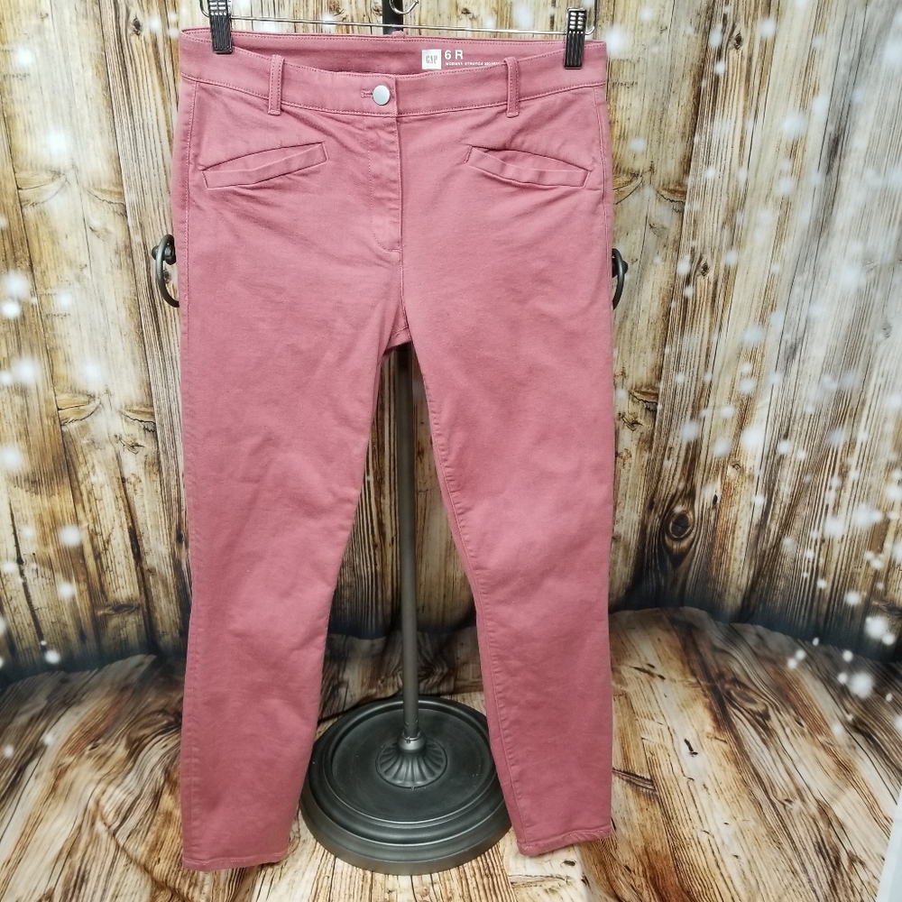 Gap Mauve Women's 6 Regular Modern Stretch Skinny Crop Legging